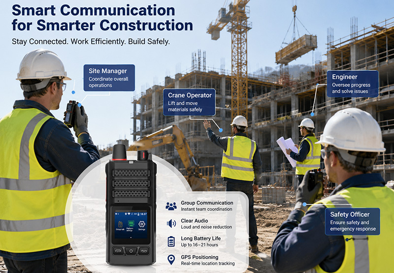 How Poc Radios Enable Better Coordination in Construction Sites
