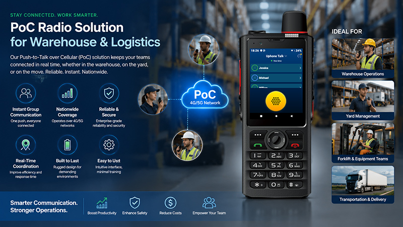 PoC Radio Solutions for Warehouse and Logistics Operations | Uphone