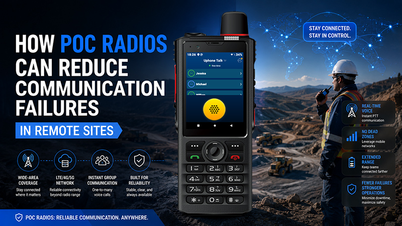 How Poc Radios Can Reduce Communication Failures in Remote Sites