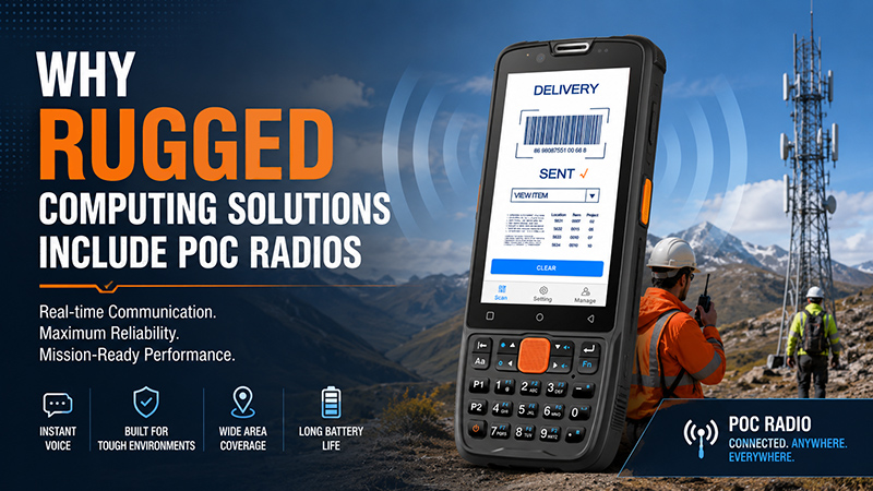 Why Rugged Computing Solutions Include Poc Radios