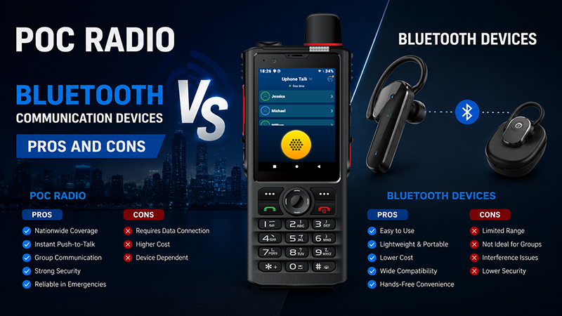 Poc Radio vs Bluetooth Communication Devices: Pros and Cons