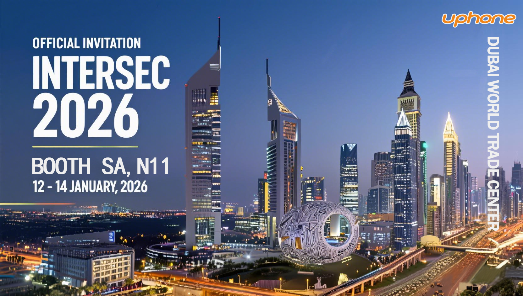 Meet Uphone at Intersec 2026 Dubai